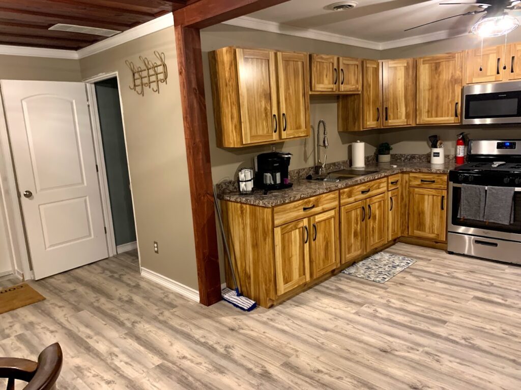 Blose Brothers Trailside Stay interior shot in New Bethlehem, PA