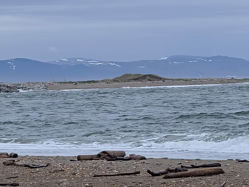 The rugged Alaskan coastline, one of the many photographs to be shared by Tom Kuehl.