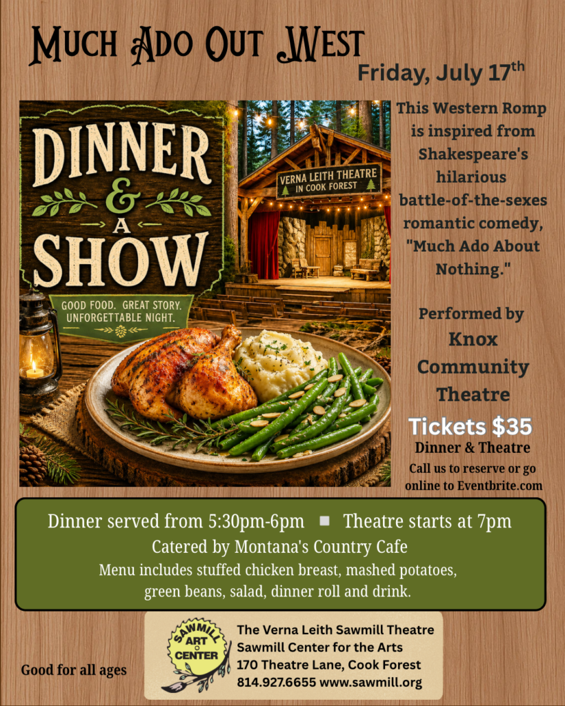 Much Ado Out West Dinner & a Show poster