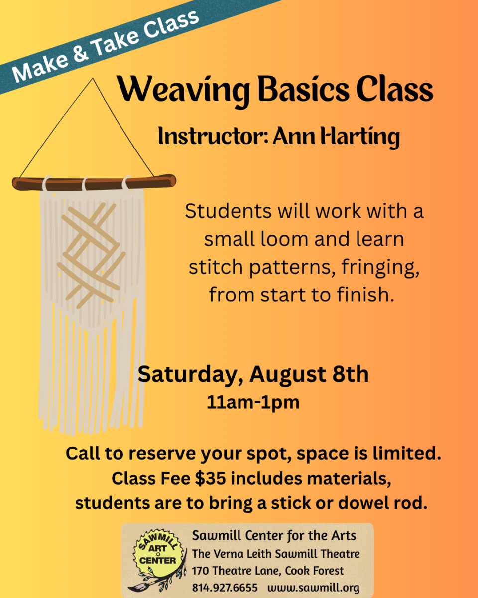 Sawmill art class poster